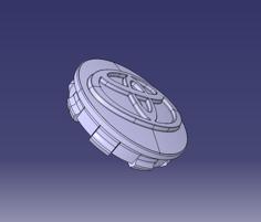 Toyota Avensis II Wheel Cap 3D Printer Model