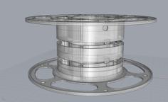 Customizable Spool + Tool 3D Printer Model