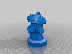 Skewed Fire Hydrant 3D Printer Model