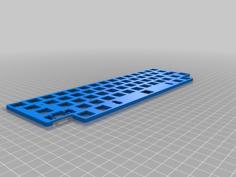 60percent (HHKB Layout) Keyboard 3D Printer Model