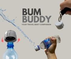 Bum Buddy: Travelling Bidet Sprayer For PET Bottle 3D Printer Model