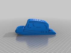 Josh Gates Fedora Expedition Unknown Text Flip (updated) 3D Printer Model