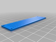 80x20mm Generic Amazon Perfboard 3D Printer Model