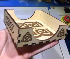 Laser Cut Square Coaster Holder