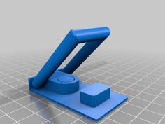 Stick On Phone KickStand 3D Printer Model