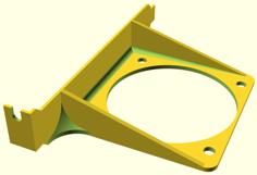 PCI Fan Bracket For 60mm Fan 3D Printer Model