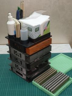 Storage System For SharpenStone Boxes 3D Printer Model