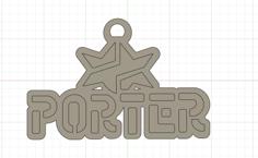 Death Stranding Porter Keychain 3D Printer Model