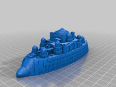 Aether Punk Ships 3D Printer Model