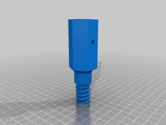 Push Broom Adapter 3D Printer Model