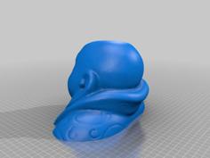 Rude Buddha Sitting Flat Bottom 3D Printer Model