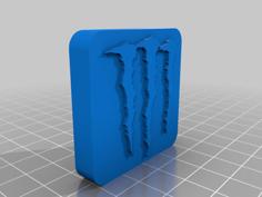 Ender 3 Monster Energy QR Cover 3D Printer Model