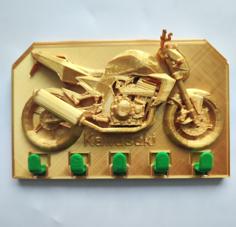 Kawasaki Golden Brick (key Rack) Remix 2 3D Printer Model