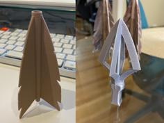 Fantasy Arrow (arrowhead And Fletching) 3D Printer Model