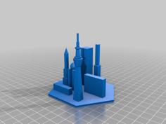 Tamashii Skytree Terrain Hex 3D Printer Model