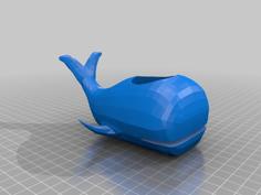 Whale Candle Holder 3D Printer Model