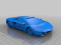 IPhone 5c Police Lambo Case 3D Printer Model