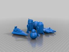 Star Wars Ornaments 3D Printer Model