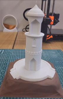 Lighthouse 3D Printer Model