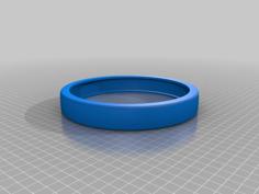 Dumbbell Disc Rubber Cover 3D Printer Model