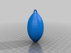 Football Keychain 3D Printer Model