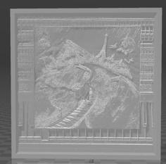 Iter Aeternum Xadamai’s Album Cover Litophane 3D Printer Model