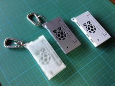 Raspberry Pi Zero Keychain Case 3D Printer Model