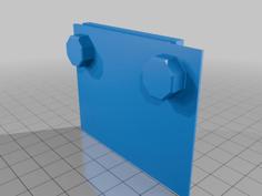 Multiboard Flush Handsaw Holder 3D Printer Model