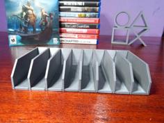 Soporte Modular Para Juegos PS4/PS3/PS2 Y DVDs / Modular Game Holder PS4/PS3/PS2 And DVDs 3D Printer Model