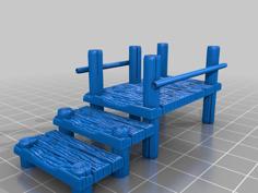 Fishing Pier For 28mm 3D Printer Model