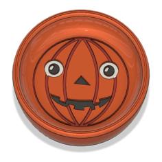 Coaster Pumpkin (single Version) 3D Printer Model