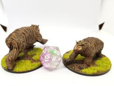 Owlbear For 28mm Tabletop Gaming 3D Printer Model