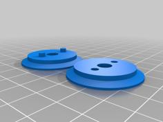 Roller Wheels Wilting Flowers Prop 3D Printer Model