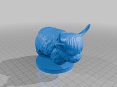 ANIMAL SERIES – HIGHLAND COW 3D Printer Model