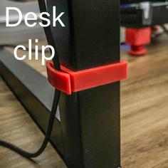 Desk Cable Clips 3D Printer Model