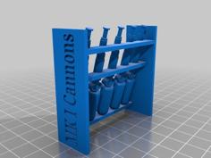 Viper MK I Cannon Storage 3D Printer Model