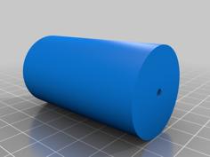 AA To D Battery Adapter 3D Printer Model