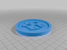 ChaosDiver Logo 3D Printer Model