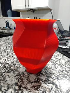 Spiral Vase Flared Top 3D Printer Model