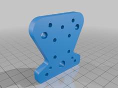 X-axis Slider Plate 2IN1 3D Printer Model