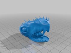 Monster Head 3D Printer Model