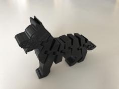 Flexi Shepherd Puppy 3D Printer Model