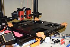 Adjustable 3D Print Bed Mount 3D Printer Model