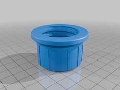 Threaded Bulkhead Fitting 3D Printer Model