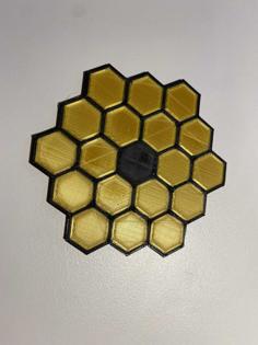 JWST Dual Extrusion Coaster Remix 3D Printer Model