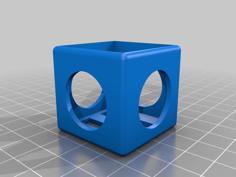 Puzzle 2: HOFFMANN Cube 3x3x3 With Box And Solution 3D Printer Model