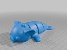 Articulated Sealcow, Mooyu Vtuber 3D Printer Model