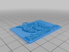 KHS Wildkat Logo Keychain 3D Printer Model