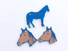 Horse Keyring 3D Printer Model