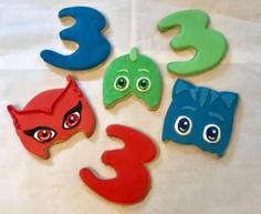 PJ Mask Cookie Cutters 3D Printer Model